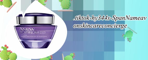 Avon skin care