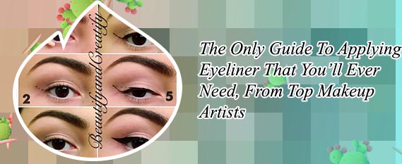 Best way to apply winged eyeliner