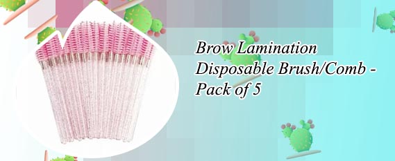 Brow brushes disposable