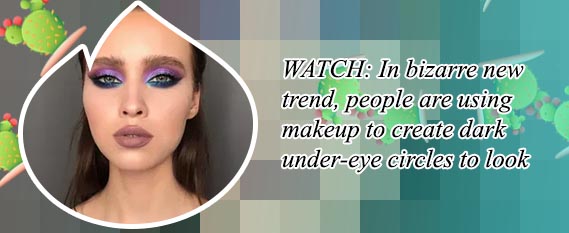 Eye bag makeup trend