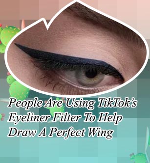 Eye wing makeup