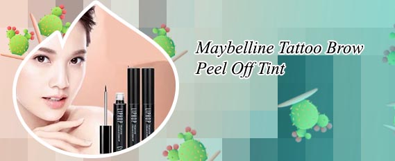 Eyebrow tint you peel off