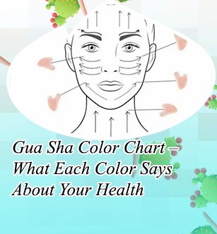 Gua sha facial chart