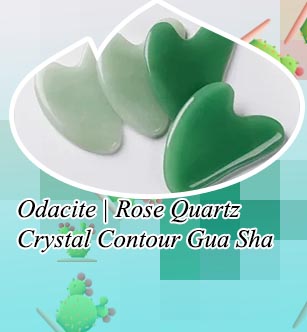 Gua sha rock crystal