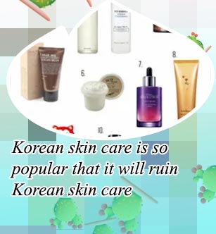 Korean skincare products