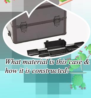 Locking makeup case