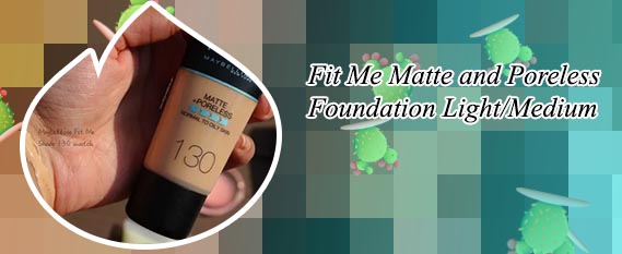 Maybelline fit me shade swatches