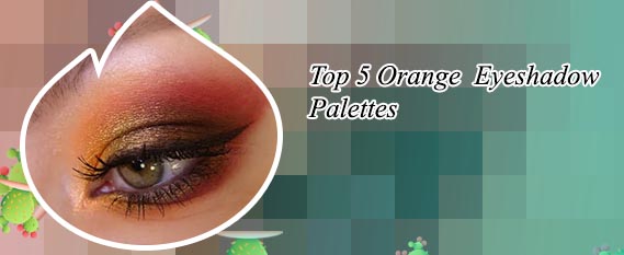 Orange eyeshadow
