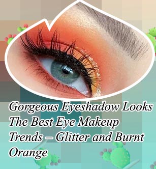 Orange eyeshadow looks