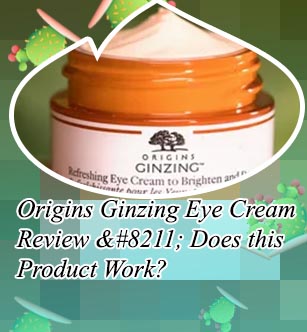 Origins ginzing eye cream before and after