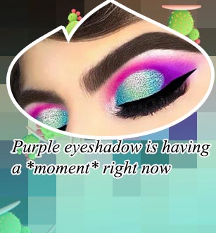 Purple eyeshadow looks