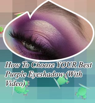 Purple eyeshadow