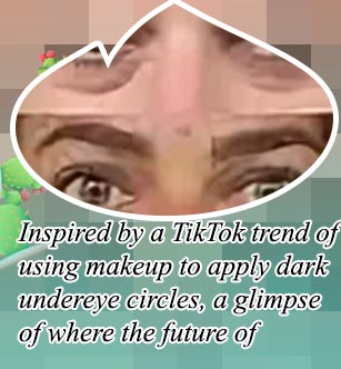 Under eye bags trend