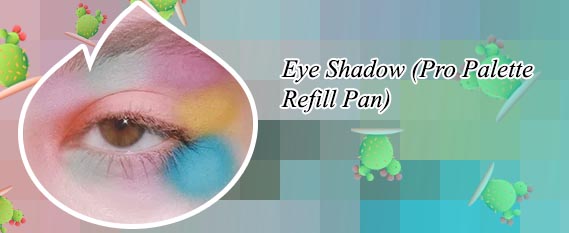 Yellow eye shadow